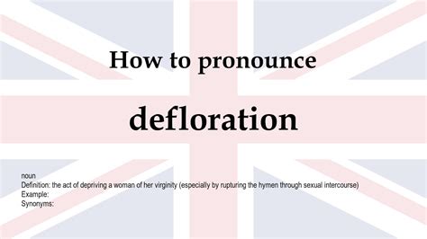 Defloration Definition & Meaning